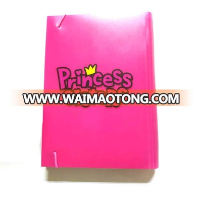 custom size cute colouring handmade led light paper cute notebook with button